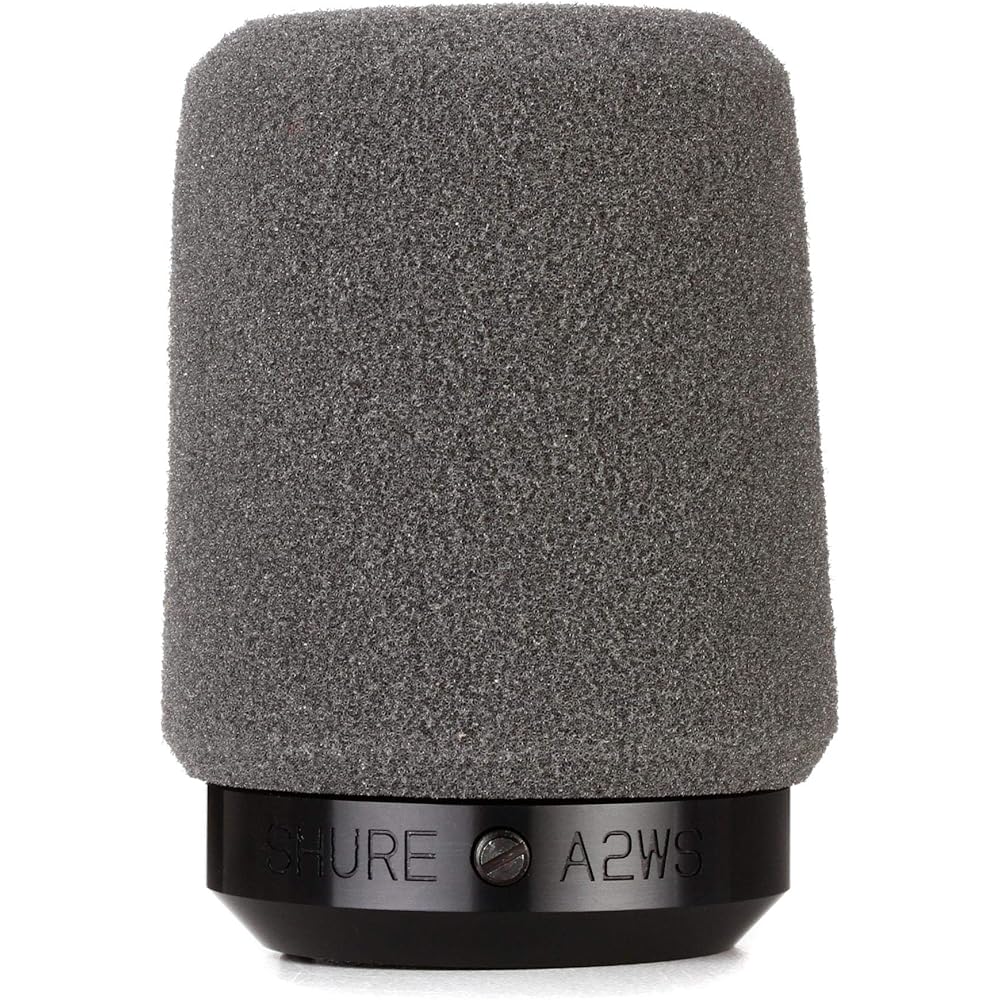 

Shure Windscreen for SM57 545SD, Gray, A2WS-GRA [Official Japanese Product]