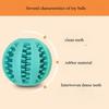 1PCS Pet Dog Dog Toy Educational Leak Food Ball Bite-resistant Golden Retriever Teddy Rubber Ball Puppy Molar Elastic Watermelon Ball