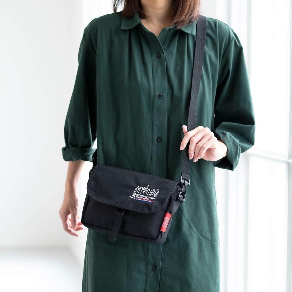 JAL Original JAL Original Custom Model Mini Shoulder Fur Rockaway Back Crossbody Bag Bag Shoulder Bag [Manhattan Portage] [JA] (Black)