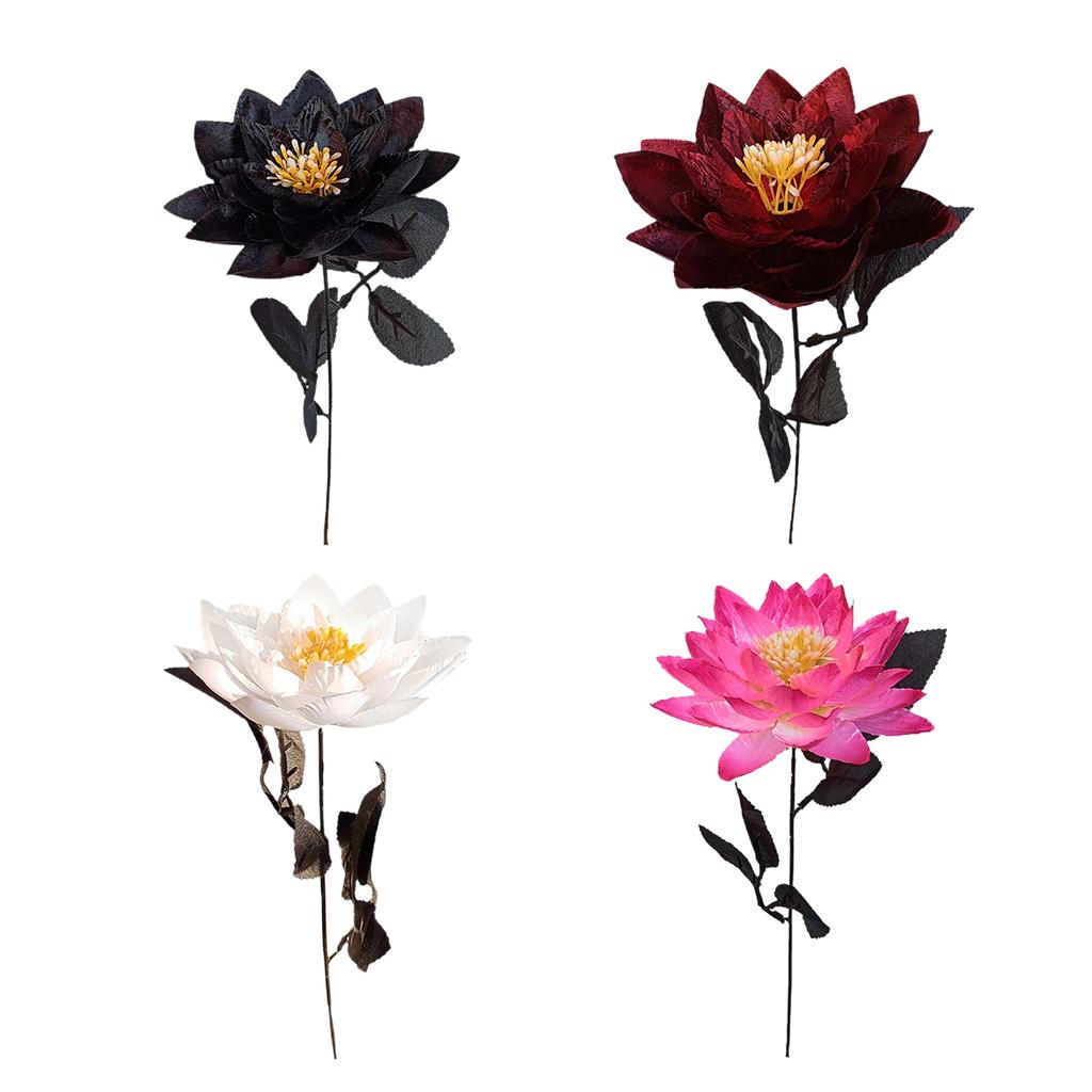 Artificial Lotus Fake Flower Bedroom Decoration Multifunctional Weddings Flower Decoration