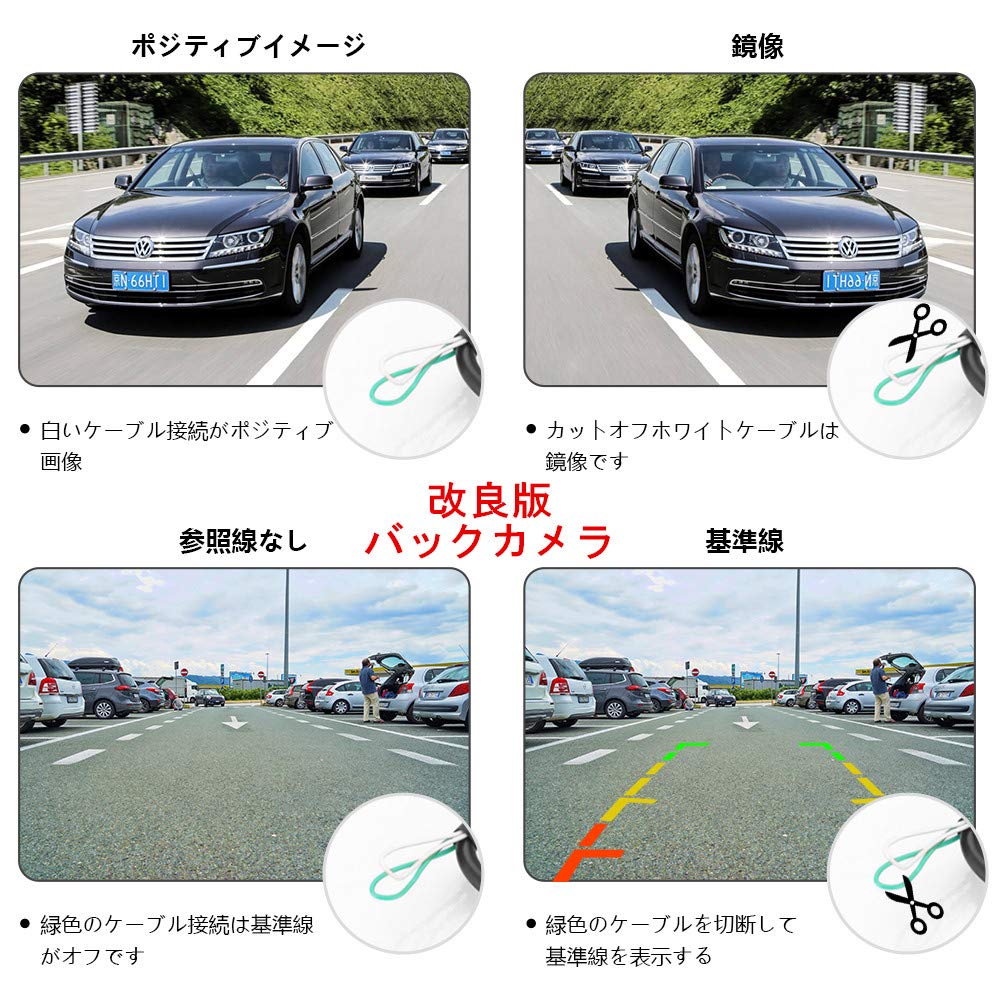 Jansite ecran LCD inch cameră spate cablu unic alimentare brichetă asistență super ușoară la parcare pentru mașini 12V monitor 4.3, set, cablaj, alimentare,