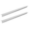 2 Pack Stainless Steel Stove Crevice Covers Easy Clean Heat Resistant Stove Crevice Filler Suitable for Even Surface