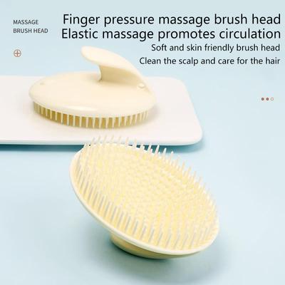 Shampoo Kamm Silikongel Kopfmassage Stylingwerkzeug Meridianfreisetzung Haarwaschwerkzeug
