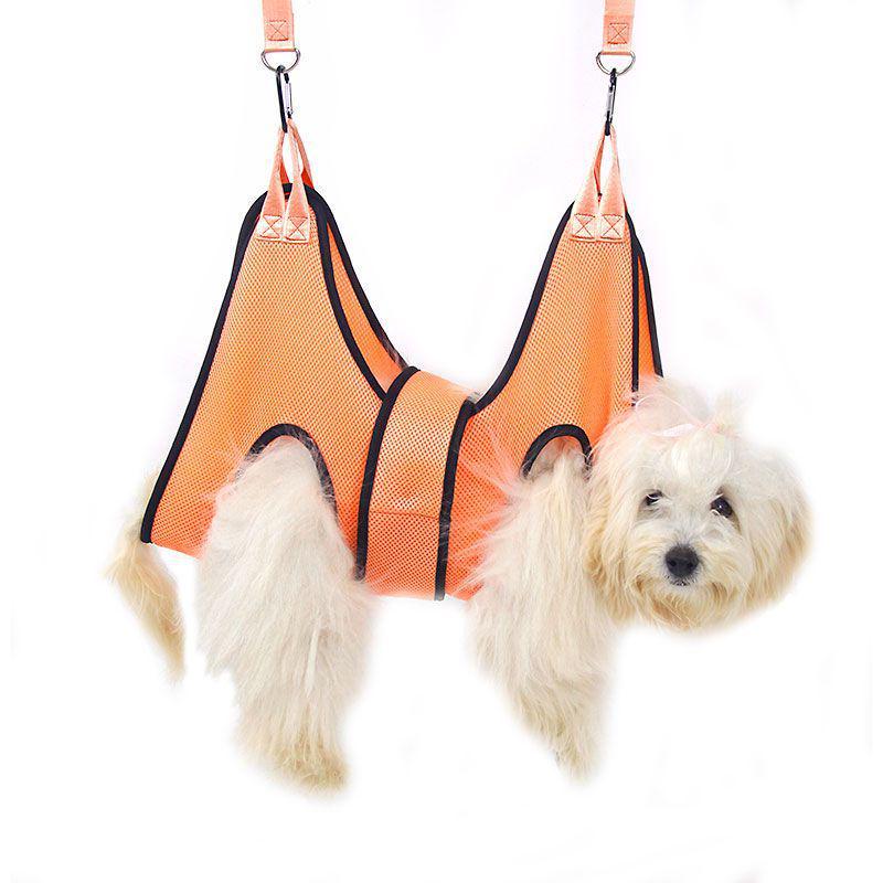 Pet Grooming Hammock: Nail Trimming, Ear Care, Bathing, and Cleaning Vest for Cats and Dogs