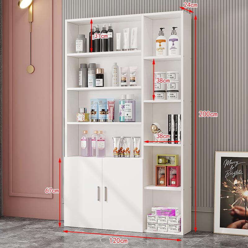 Beauty Salon Cosmetic Display Cabinet & Makeup Shelf Rack
