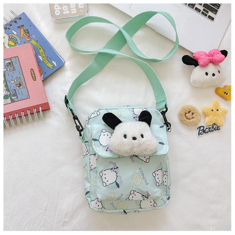 Adorable Cartoon Snack Bag For Girls In Nylon Perfect For Outdoor Activities And Daily Use