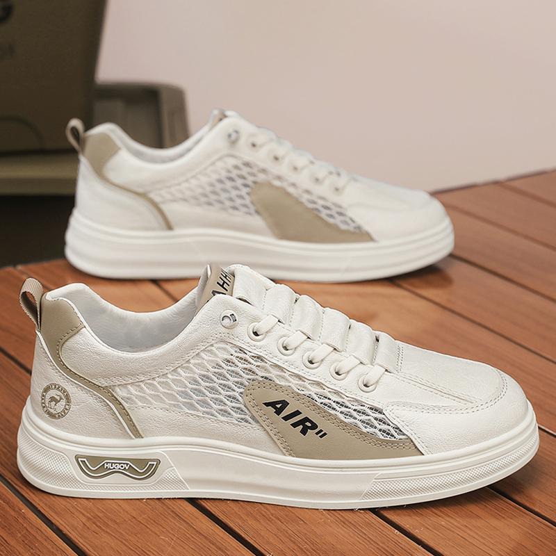 

Men s shoes big mesh shoes casual little white shoes fashion platform versatile student trend board shoes 39