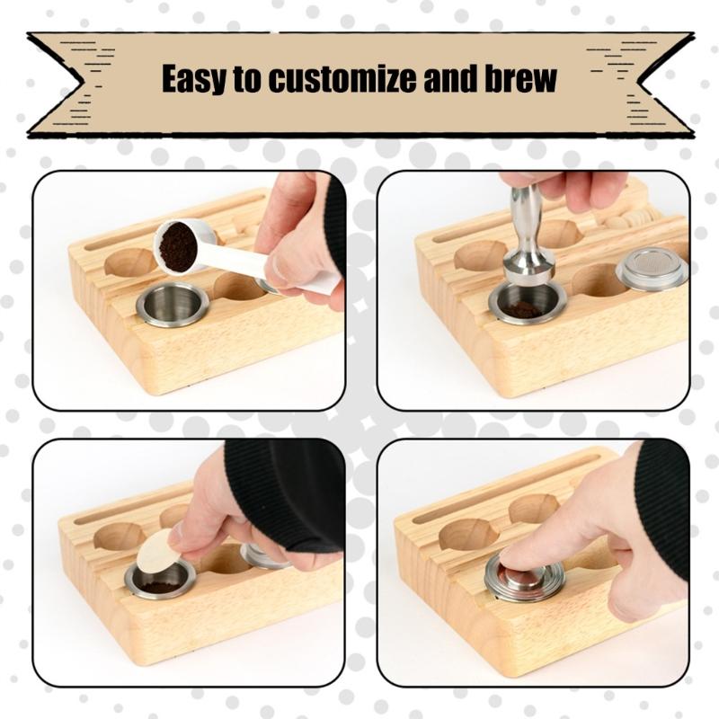 Professional Coffee Powder Tamper Reusable Metal Coffee Basket For CitiZ D112 C112 C60 C60P Dishwasher Safe Accessories