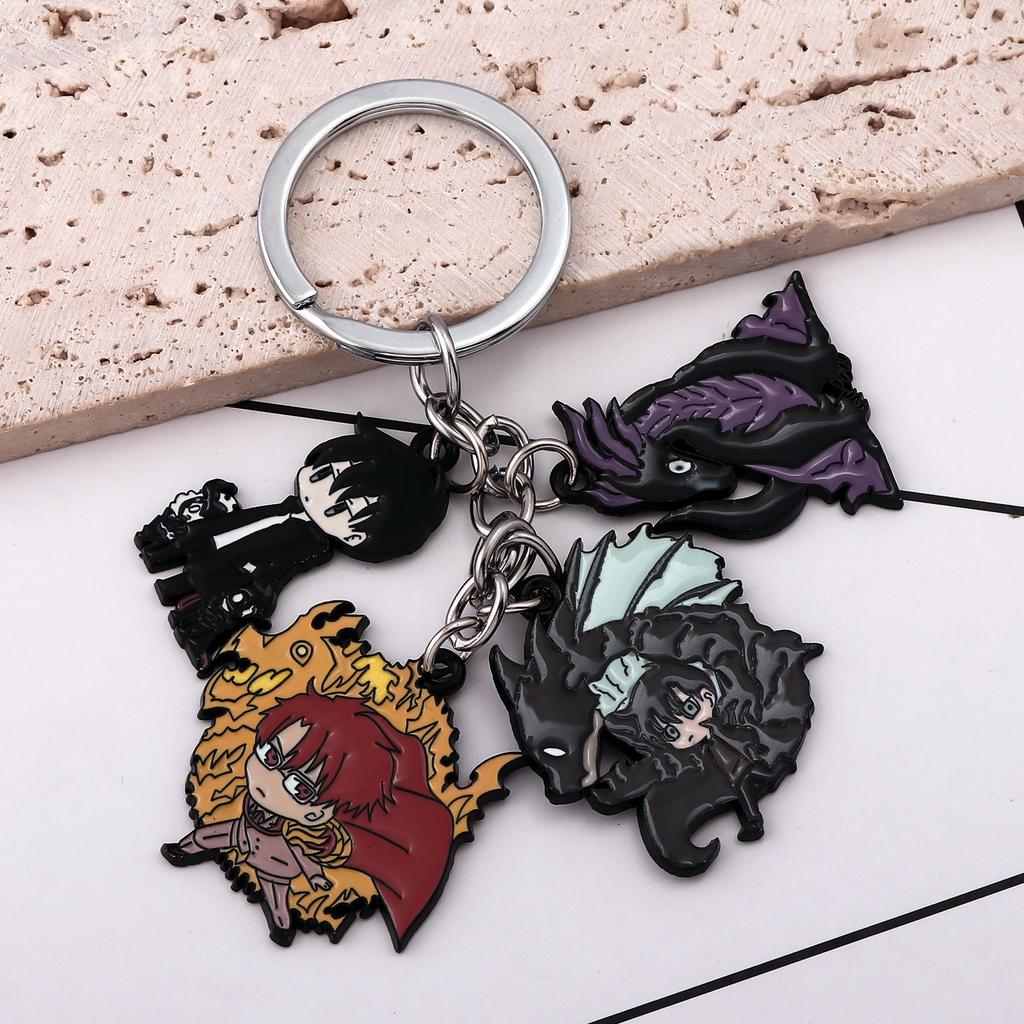 Anime Solo Leveling Character Keychain Pendant Sung Jin Woo Cosplay Props Fans Gift Jewelry