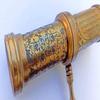 Antique Hand-Carved Brass Twist Kaleidoscope - Vintage Look with Brass Handle, 13.97 Cm
