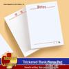 Large and Small Blank Notepads for Office, Study, or Student Memos