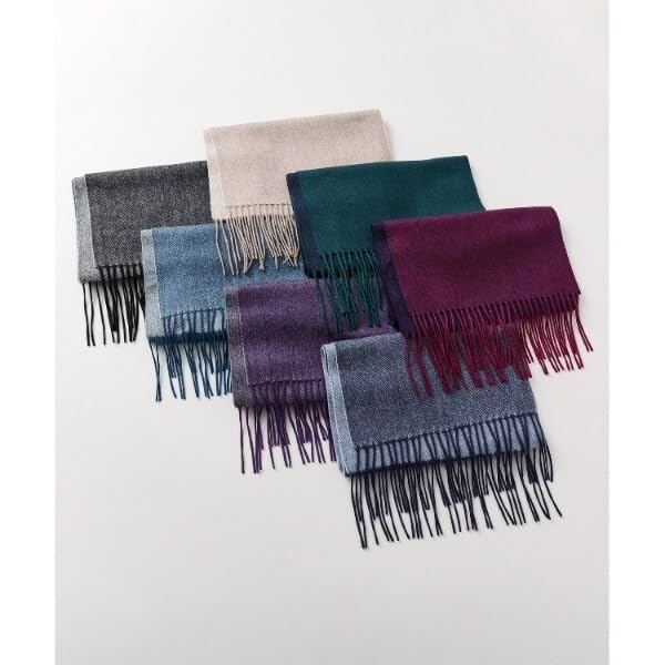 Takeo Kikuchi Cashmere Solid River Cashmere Navy 00 100% Stole/Scarf, Pattern, Color-Combo Scarf, G8701093, Men's, (093), (FREE)