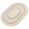 2026 Natural Wooden Basket Bottoms Hollow Crochet Wood Base for Bag Weaving Craft Supplies Making Tool