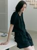 MOAT Trimmed Pintuck Blouse (Mout Black)