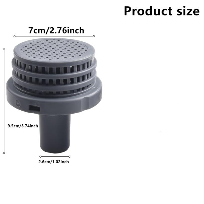 Pool Equipment 2.76*3.74*1.02in Pool Accessories 1 Piece Included 2.76*3.74*1.02in Dimensions Convenient Installation Process