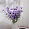 Artificial Flowers 5 Heads Faux Silk Wildflowers with Stems Fake Spring Flower Bouquet for Home Wedding Garden Vase Decor