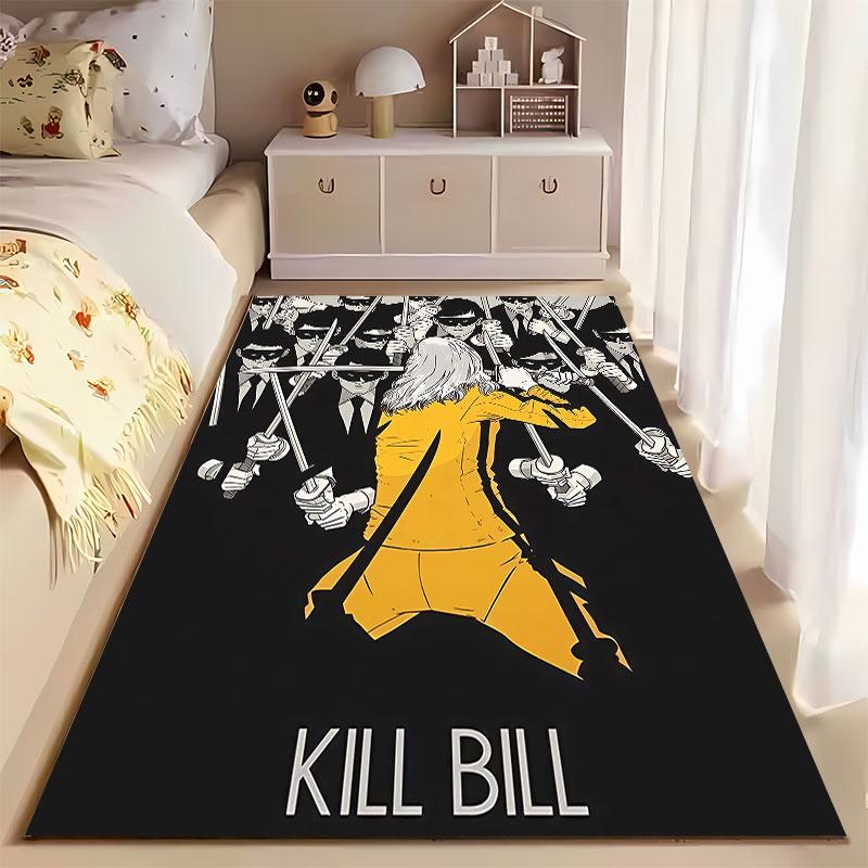 Kill Bill Graphic Carpet Suitable As a Non-slip Mat for the Living Room or Bedroom Sofa