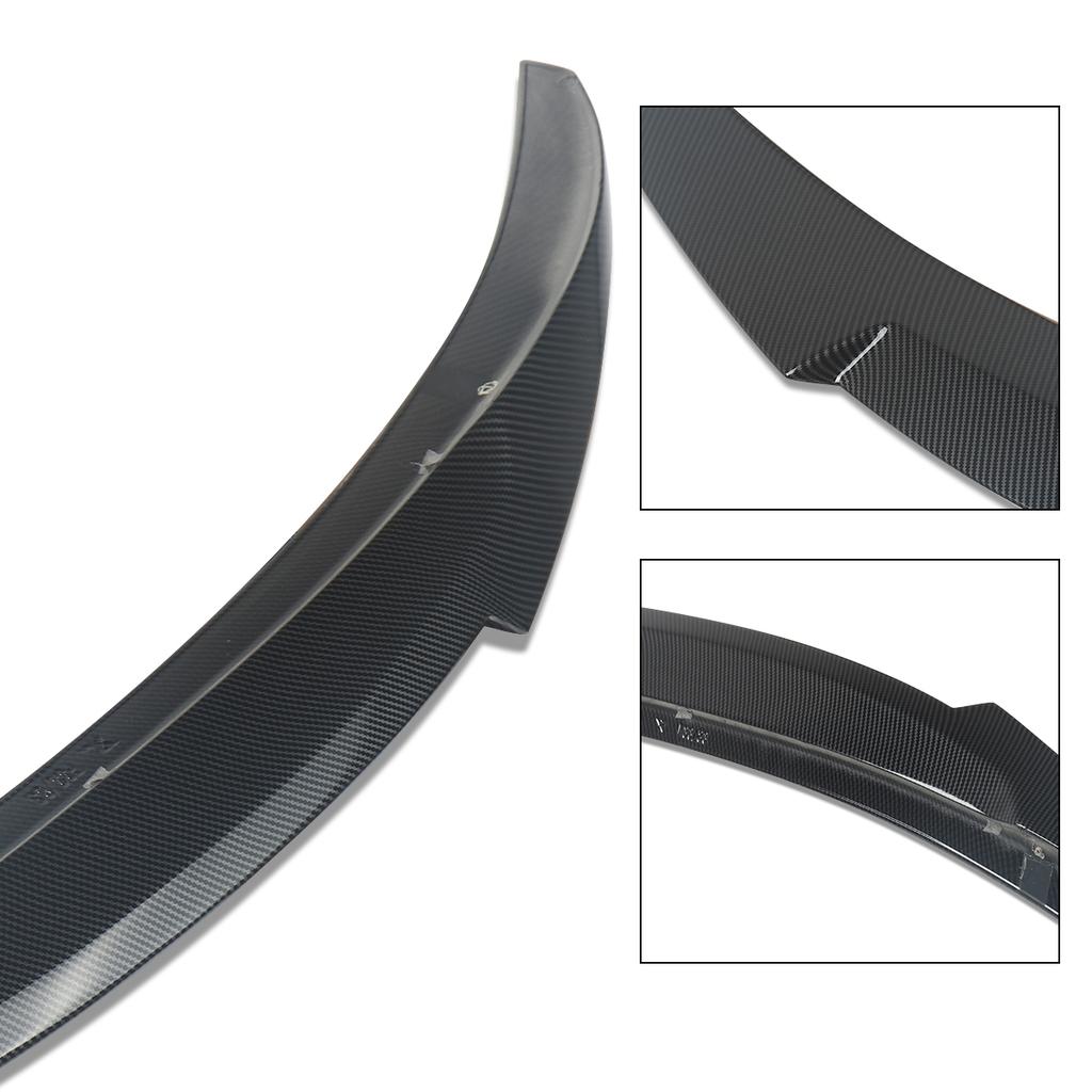 M4 Style Carbon Fiber Look Rear Trunk Spoiler For BMW 4 Series F33 Convertible 2014-2020 ABS Plastic Rear Tail Spoiler Wings