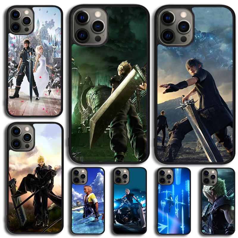 Final Fantasy VII Phone Case For iPhone 17 Air 15 16e 14 13 Pro Max Coque 12 11 Pro Max PLUS cover