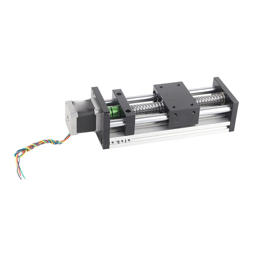 Double Shaft Ball Screw Linear Guide Rail with 42 Motor 100mm Effective Stroke(1605 Ball Screw)