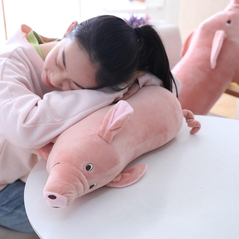 1pc 40cm Simulation Lovely Stuffed Pig Toy Soft Animal Pig Doll Charming Cartoon Pig Pillow Kids Toy Creative Birthday Gift For Girl
