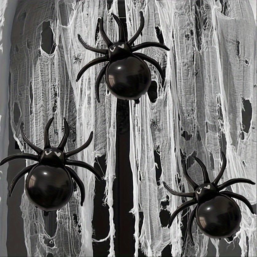 20/10/5pcs Halloween Large Spider Balloon Black Foil Balloons Happy Party Decor for Kid Toys Globos Haunted Hous Horror Props