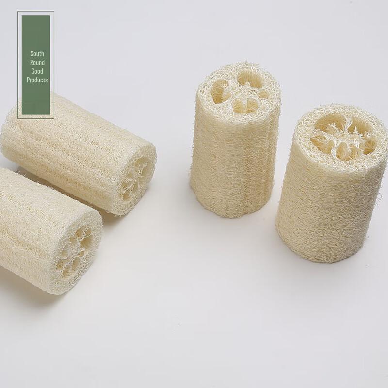 Jian An Natural Loofah Kitchen Scrub Pads, Pack of 10