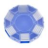 Cockroach Catcher Box 6 Entrance Single Layer PP Plastic Round Roach Trap Box for Kitchen