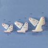 10Pcs Electric Planes Foam Model Accessories Nylon Pin Horn/ Zip Horns Without Screws 3 Hole/4 Hole Rc Airplanes Parts
