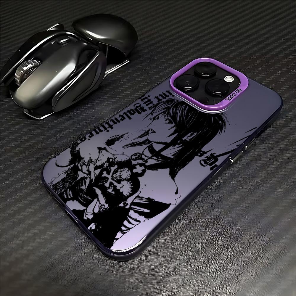 Luxury Clmj Death Note Misa Phone Case For iPhone 17 Air 16e 15 14 13 12 11 Pro Max Plus Mini SE Anti Fall Matte Back Cover