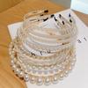 Temperament Vintage Pearl Hair Hoops For Women Ladies Simple Non-Slip Headband Hair Band Hair Accessories