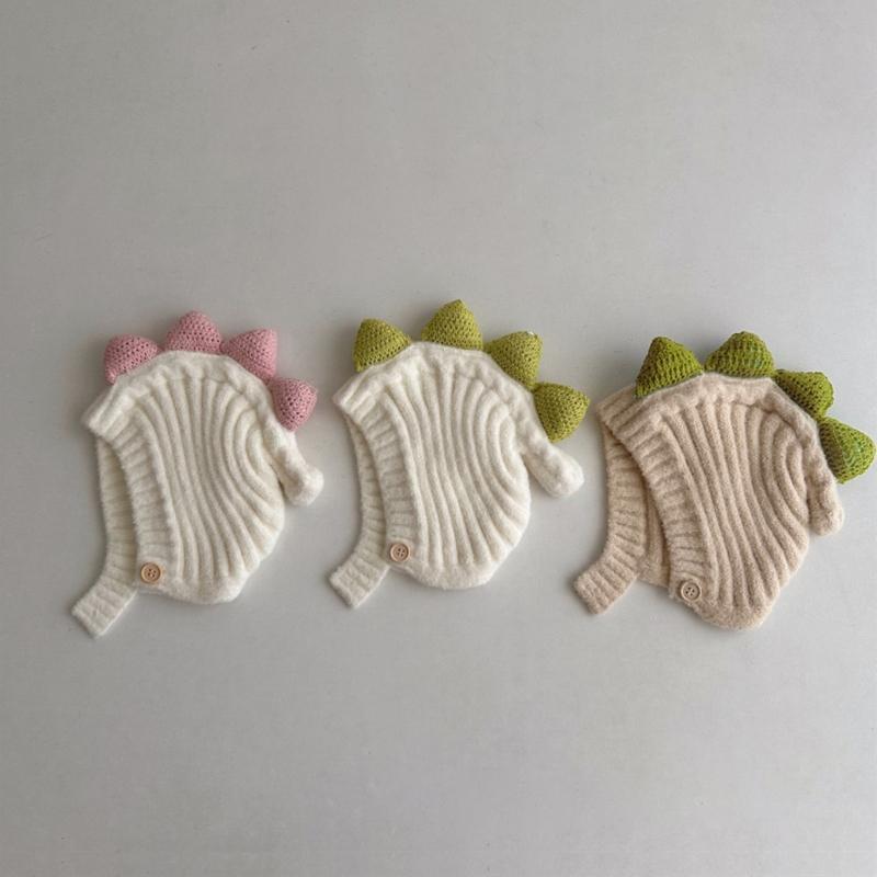 Children's Animal Pattern Bonnet Warm Winter Hat Soft Knitted Bonnet Caps Trendy Headwear for Outdoor Activity