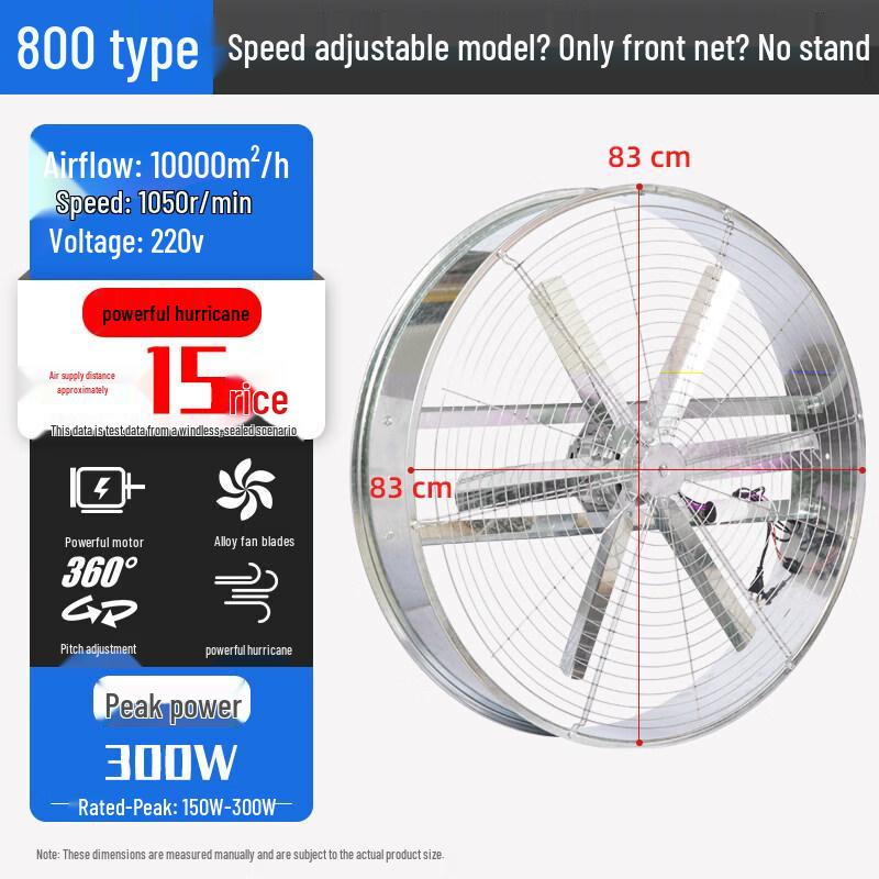 RSRDDY High-Power Industrial Electric Fan