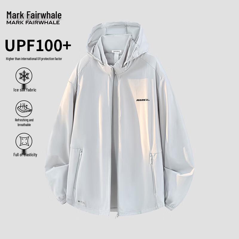 

Мужская куртка Mark Fairwhale с капюшоном из ледяного шелка с защитой от УФ-излучения 4XL