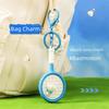 PVC Badminton Keyring Cartoon Bag Pendant Creative Badminton Racket Keychain  Couple's Gift