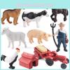 Plastic Farm Animal Figures Set With Realistic Design For Educational Play And Collectors