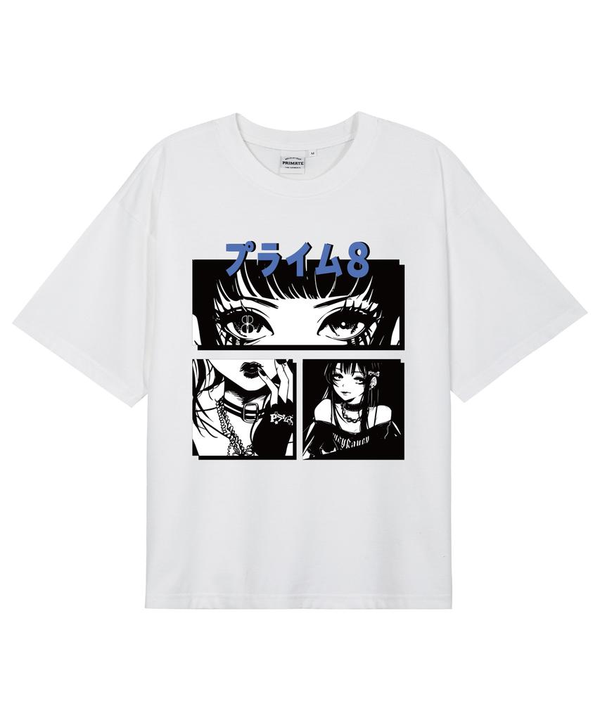 PRIMATE Beauty Triad Oversized Short Sleeve T-Shirt 11 Colors (B Type)
