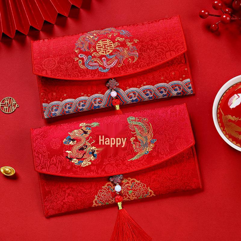 Wedding Red Envelopes - Double Happiness Design for Tea Ceremony