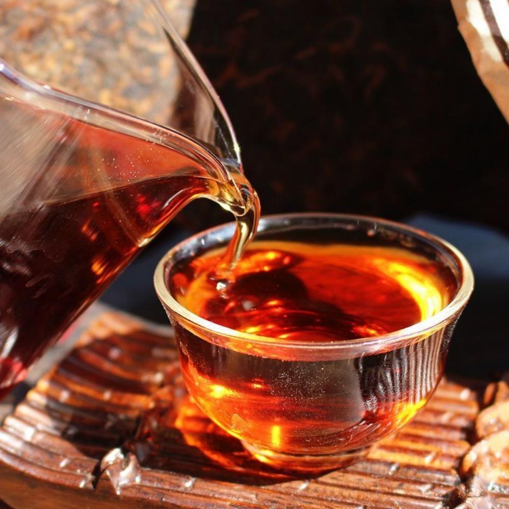 Yunnan Lincang Mengku Bingdao Aged Raw PuErh QiZi Cake 357g Ripe Tea Cake