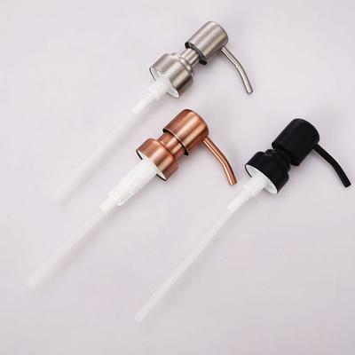 ABS And Stainless Steel Soap Pumps Liquid Dispenser Rustproof And Durable