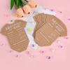 10/20pcs Baby Prediction Advice Kraft Paper Cards Gender Reveal Party Decoration Baby Shower Game Gift Cards Gender Neutral Wish