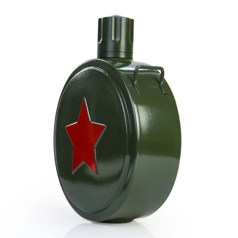 Pentagram Pattern Sport Kettle Stainless Steel Wine Pot Outdoor Water Bottle Hiking