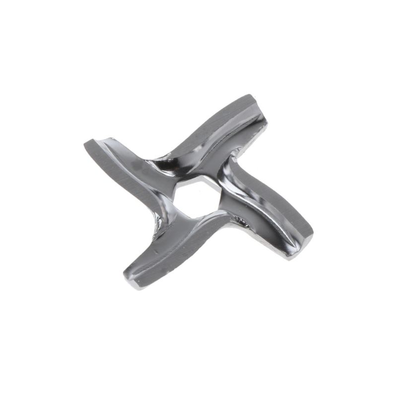 Set da 3 pezzi Coltello Tritacarne Lama a Croce Acciaio Inossidabile Antiruggine 4 Lame Foro Quadrato Parti Accessori Tritacarne