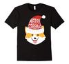 Merry Corgmas Christmas Welsh Xmas Style Corgi Lovers Gift TShirt 100 Cotton ONeck Summer Short Sleeve Casual Mens Tshirt