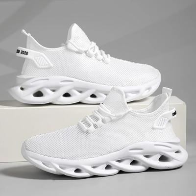 Heren Sport Hardlopen Zwart Jogging Schoenen Casual Sneakers Bruin Buiten Ademend Mesh Vrouwen Licht Schokabsorptie Zwart Tennis