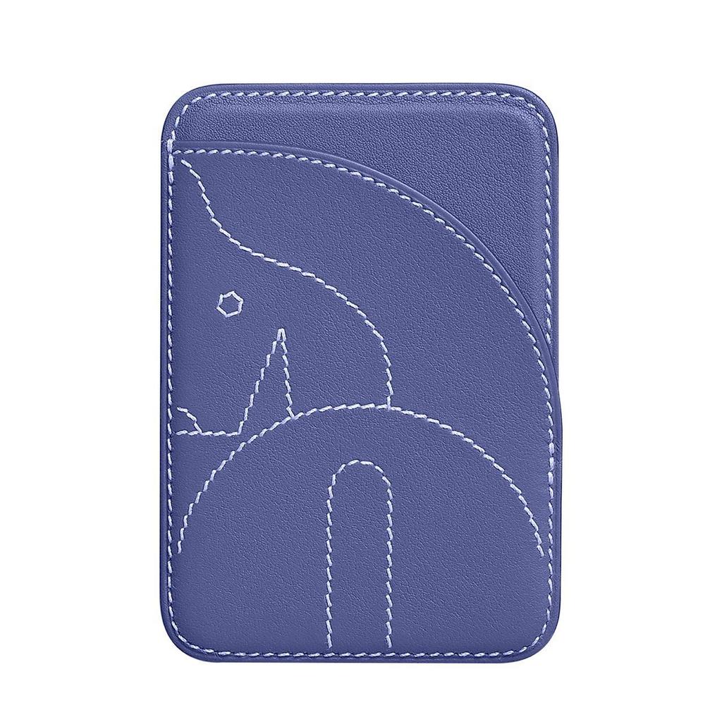 Compatible with Apple 17/16/15 Magnetic Phone Card Holder - Invisible Magnetic Back Sticker