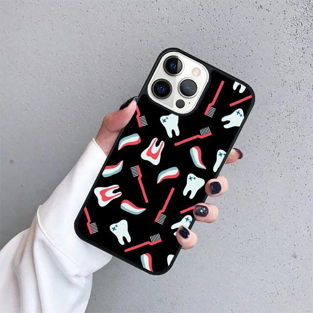 Cute Cartoon Medicine Nurse Doctor Phone Case Cover For iPhone 17 Air 15 16 Pro Max 14 13 12 11 Pro Max Plus