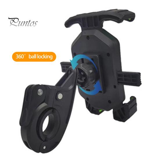 Handyhalter Navigationshalterung Ein-Klick-Schnellverriegelung 360 Grad Drehung Anti-Schüttel Auto-Halterung Weitgehend Kompatibel Lenker Handyhalter