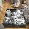 3D Fashion Myth Godman Mythical Beast Printed Carpet Living Room Anti-Skid Area Rug Kids Bedroom Mats Yoga Mat Carpet Decor Gift