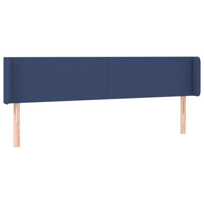 VidaXL Tête de Lit à LED Meuble de Chambre à Coucher Accessoire de Lit Double Tête de Cadre de Lit Intérieur Bleu 3122968